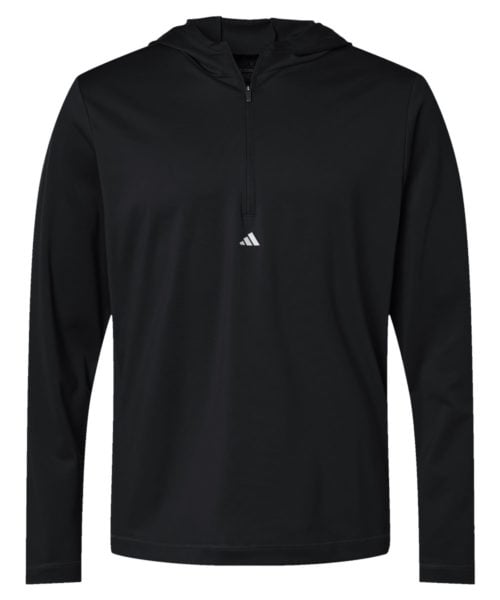 Pull à Capuche Léger pour Homme avec Fermeture Éclair au Quart