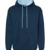 King Fashion Two-Tone Hooded Sweatshirt