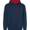 King Fashion Two-Tone Hooded Sweatshirt