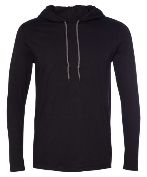 Unisex Softstyle® Lightweight Hooded Long Sleeve T-Shirt