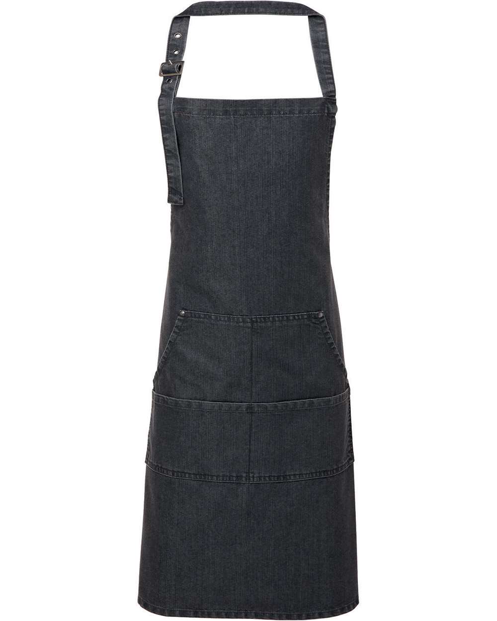 Jeans Stitch Denim Bib Apron