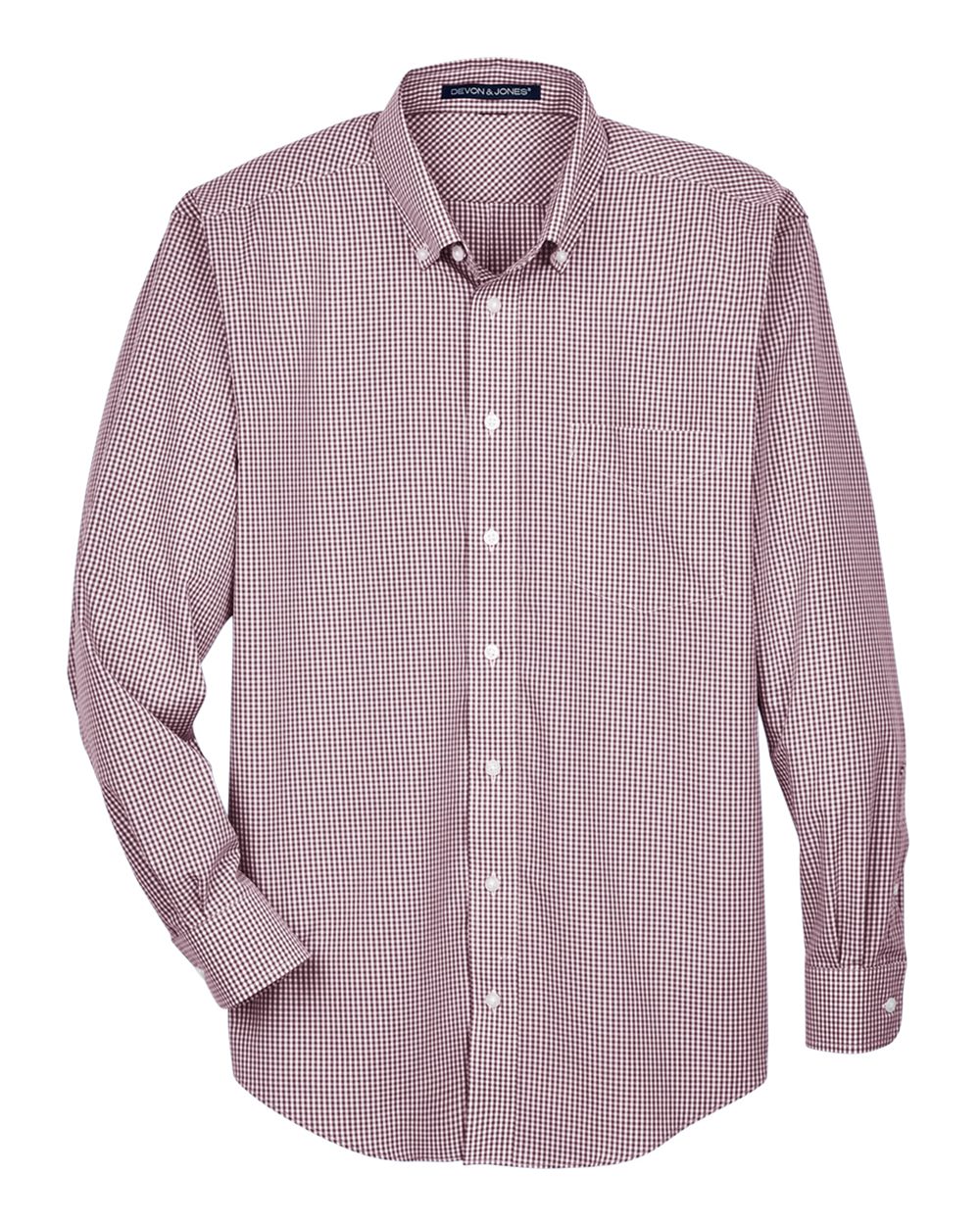 Men’s Crown Collection® Gingham Check Woven Dress Shirt