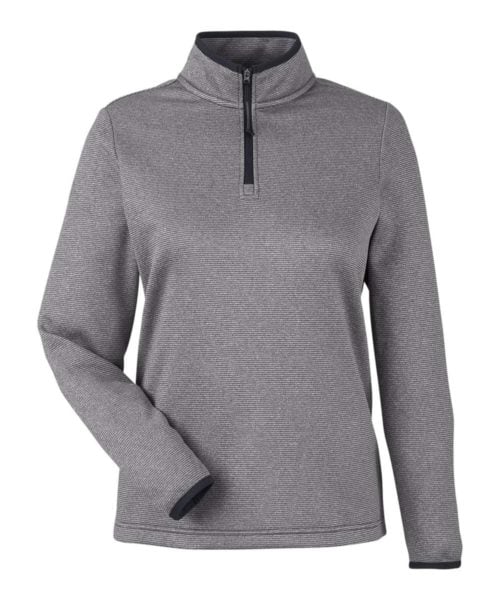 Women's Venture Heathered Stripe Quarter-Zip Pullover