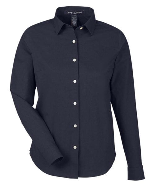 Women's CrownLux Performance® Spencer Poplin Dress Shirt