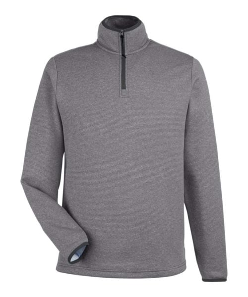 Men's Venture Heathered Stripe Quarter-Zip Pullover