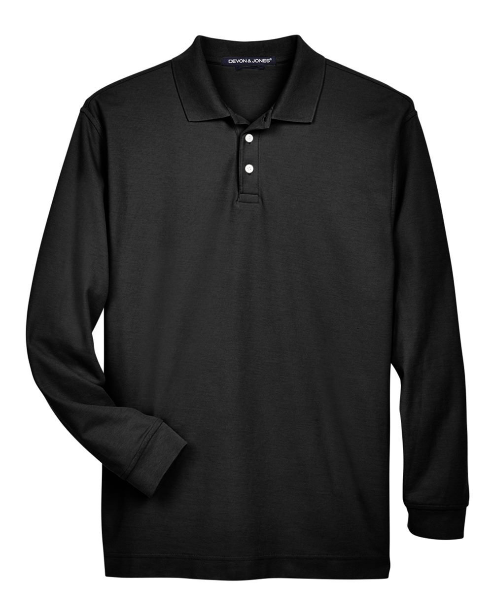 Men’s Pima Piqué Long Sleeve Polo