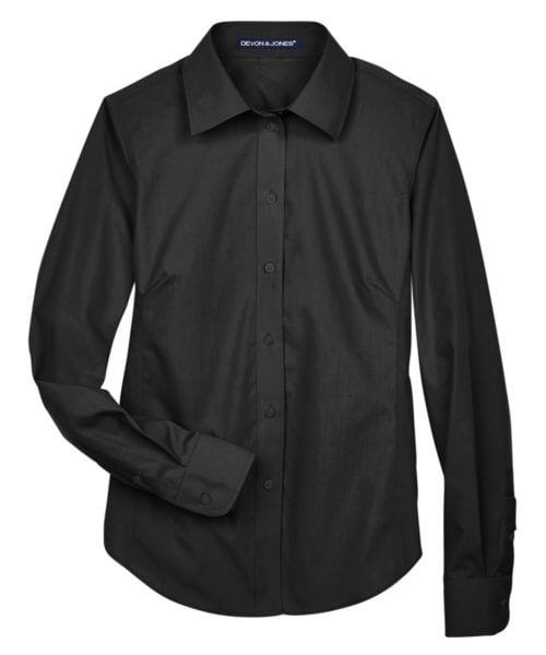 Women's Crown Collection® Broadcloth Woven Dress Shirt