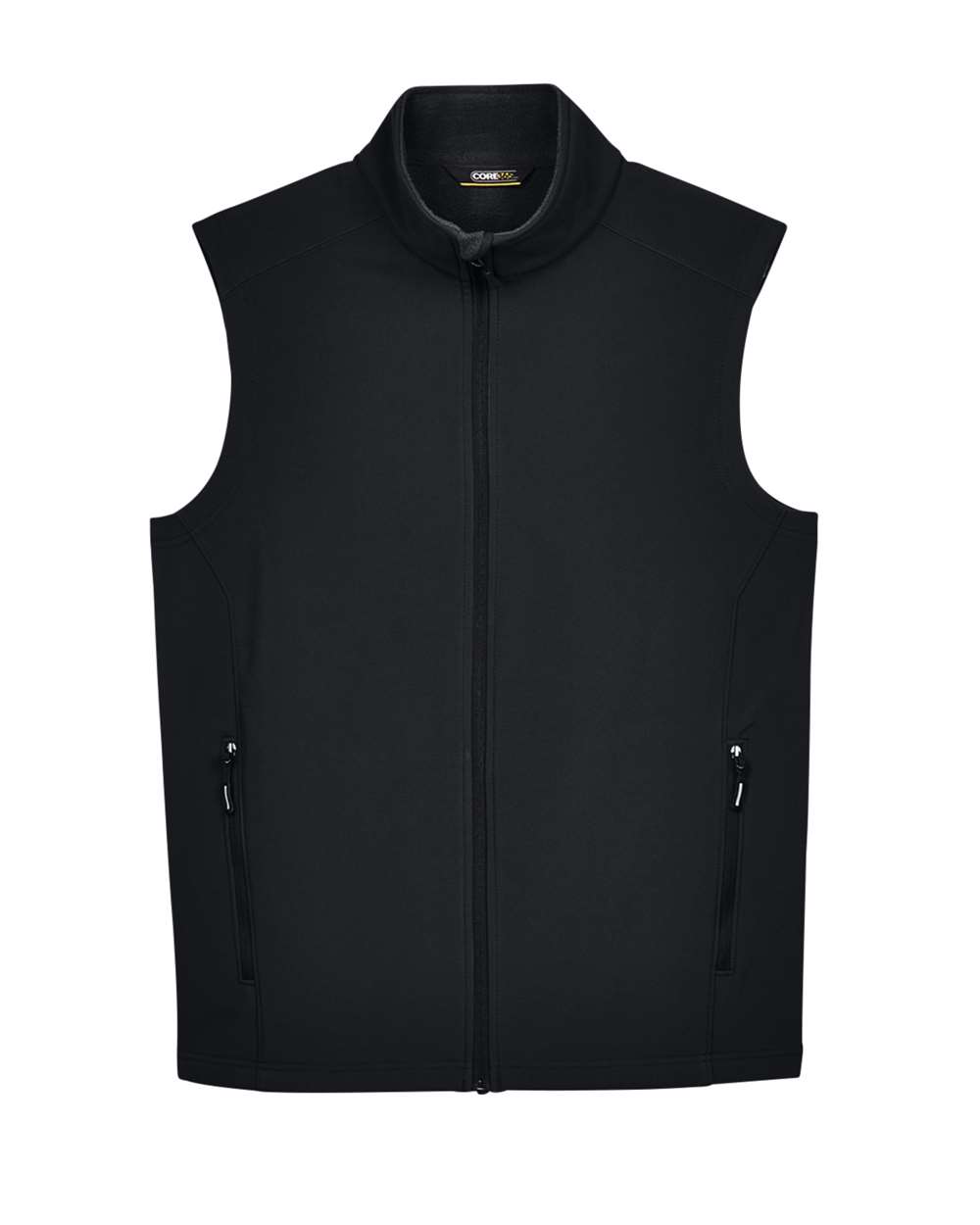 Gilet doux à double couche en polaire pour homme