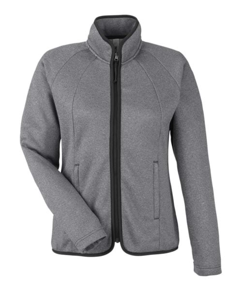 Women's Venture Heathered Stripe Full-Zip Jacket