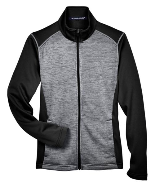 Women's Newbury Colorblock Mélange Fleece Full-Zip Jacket