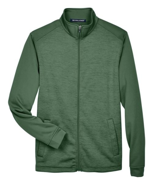 Men's Newbury Colorblock Mélange Fleece Full-Zip jacket