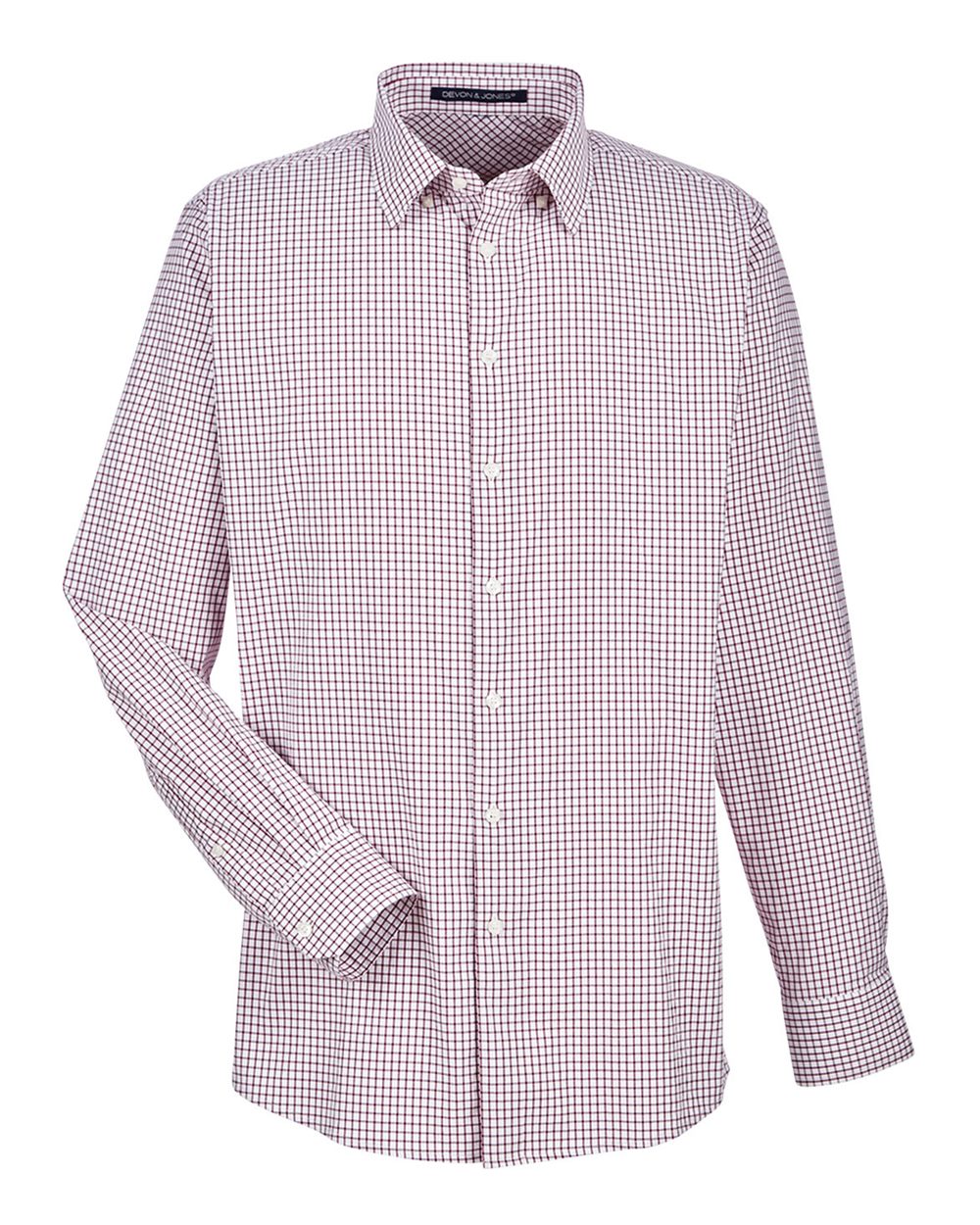 Men’s CrownLux Performance® Micro Windowpane Woven Dress Shirt