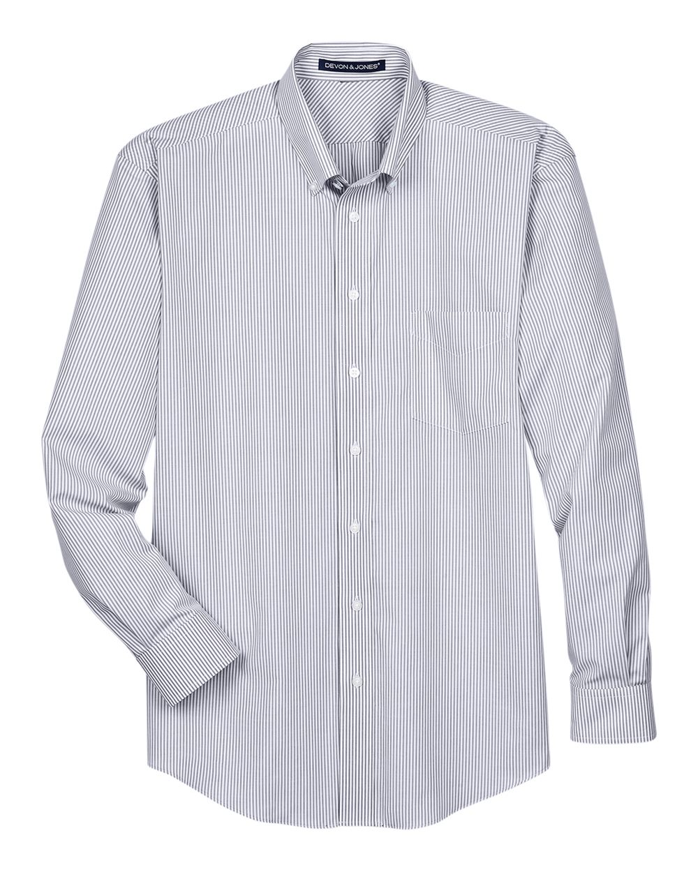 Men’s Crown Collection® Banker Stripe Woven Dress Shirt