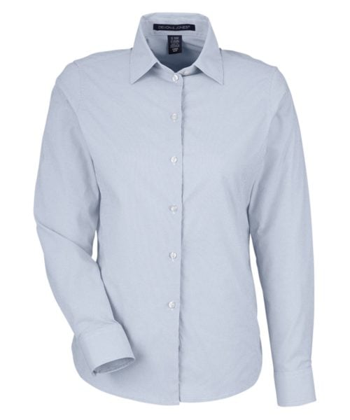 Women's CrownLux Performance® Microstripe Dress Shirt