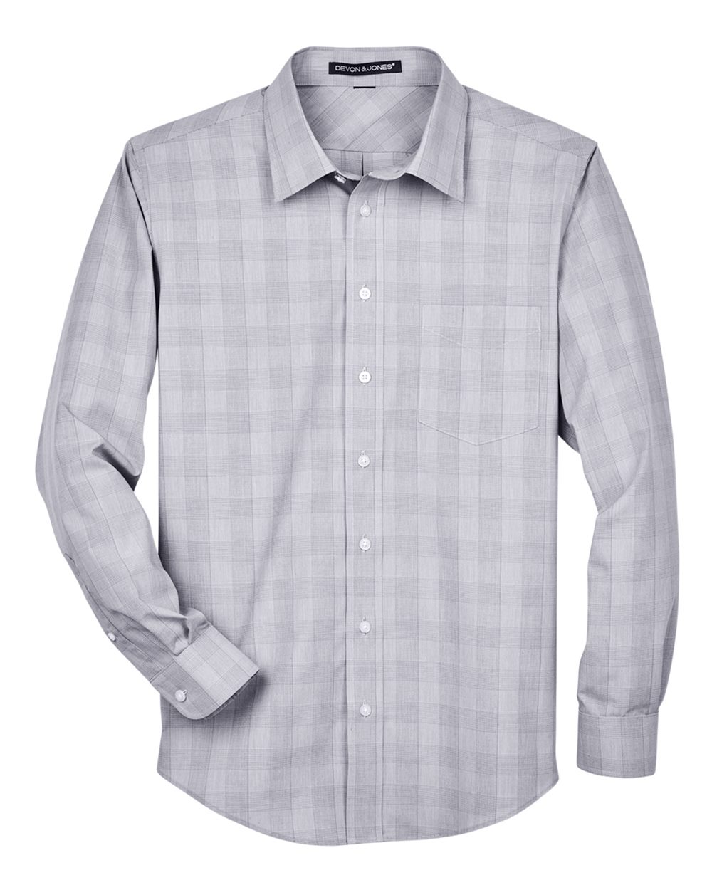 Men’s Crown Collection® Glen Plaid Woven Dress Shirt