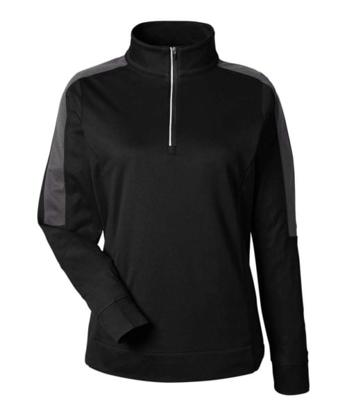 Women's Market Snag Protect Mesh Colorblock Quarter-Zip Pullover