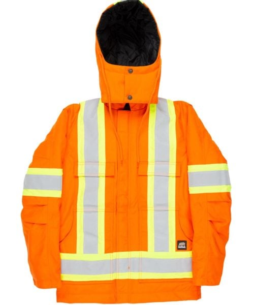 Safety Striped Arctic Insulated Chore Coat