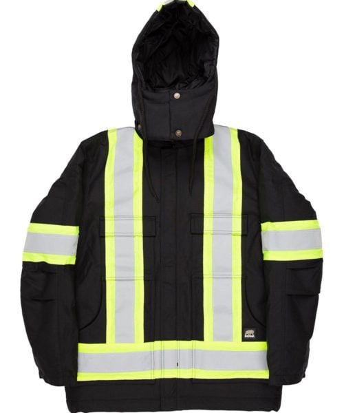 Tall Safety Striped Arctic Insulated Chore Coat