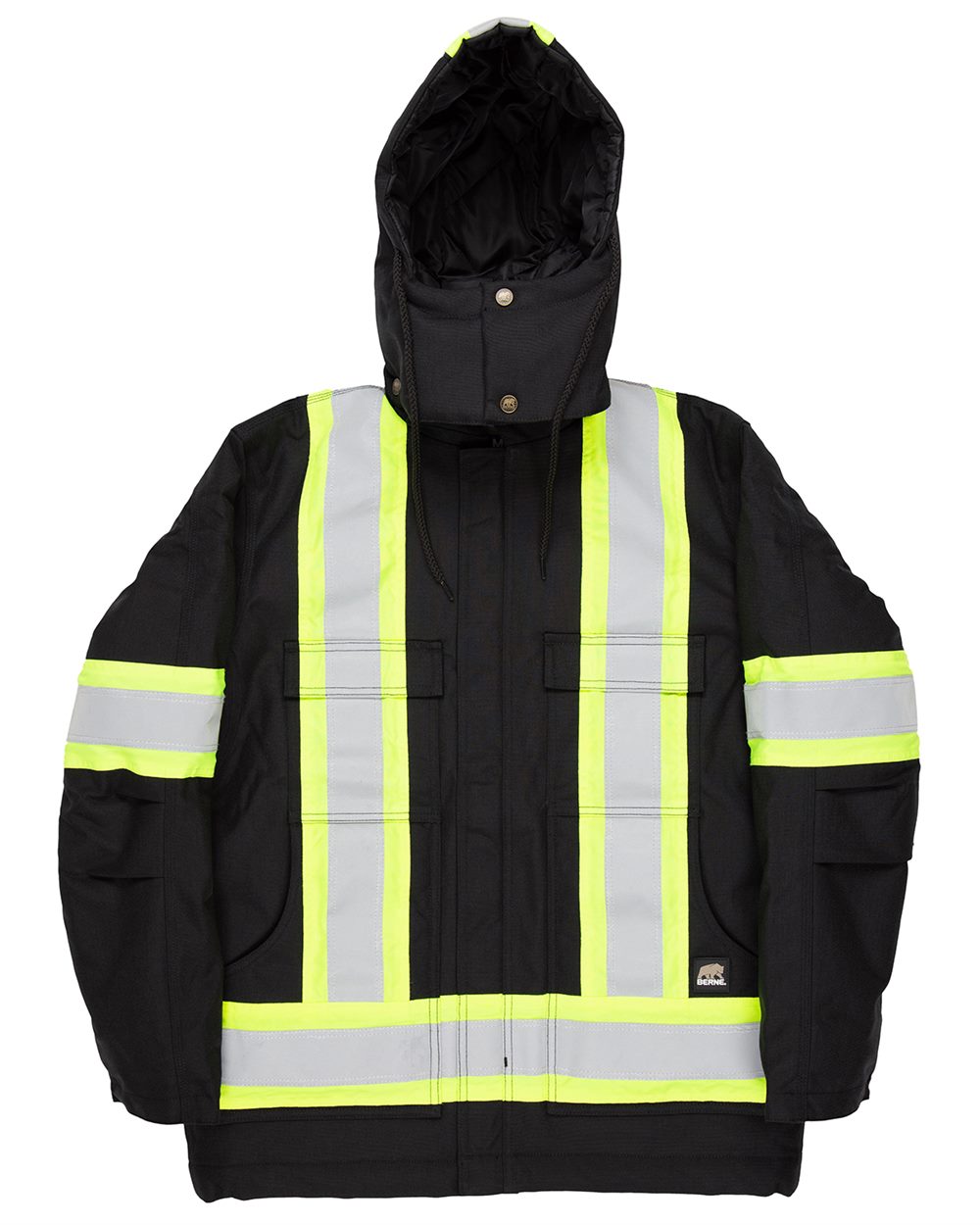 Tall Safety Striped Arctic Insulated Chore Coat