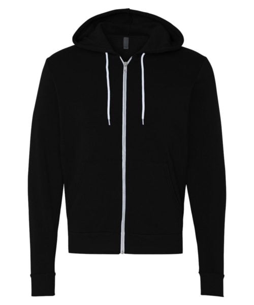 Unisex Sponge Fleece Full-Zip Hoodie Sweatshirt