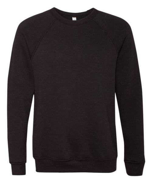 Unisex Sponge Fleece Raglan Crewneck Sweatshirt