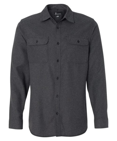 Chemise en Flanelle Unie pour Homme