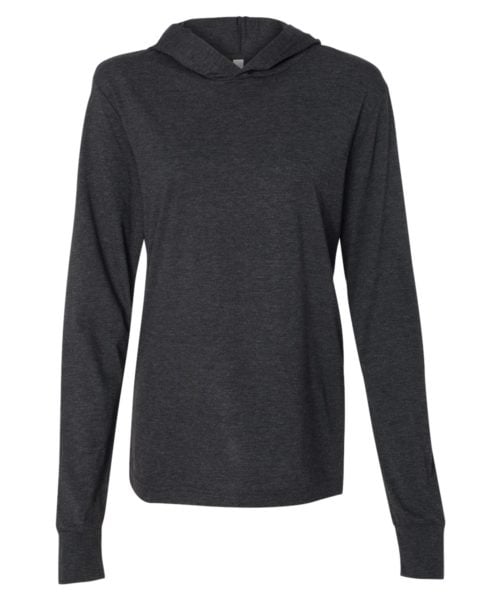 Unisex Jersey Hooded Long Sleeve Tee