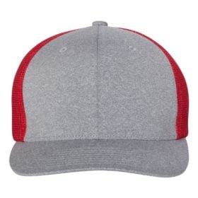 Heather Grey/ Red