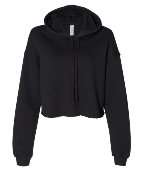 Women's Crop Fleece Hoodie Sweatshirt