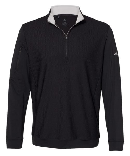 Men's Textured Quarter-Zip Pullover