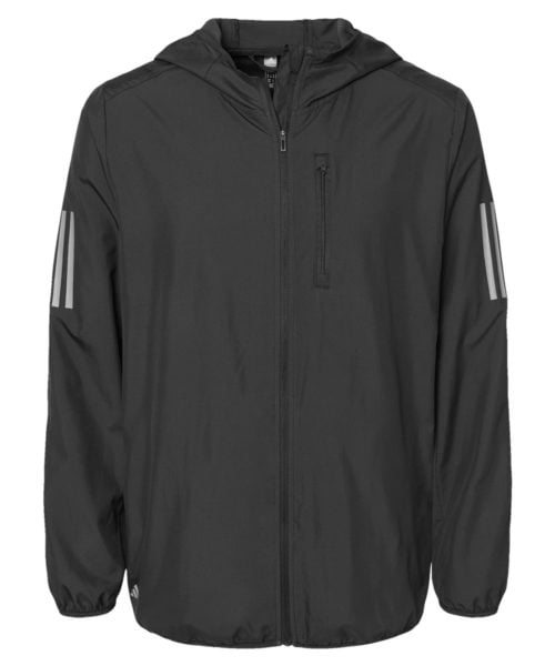 Coupe-vent à Capuche et Fermeture Éclair Complète