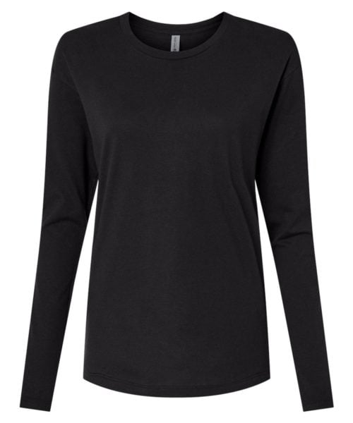 Women's Cotton Relaxed Long Sleeve T-Shirt