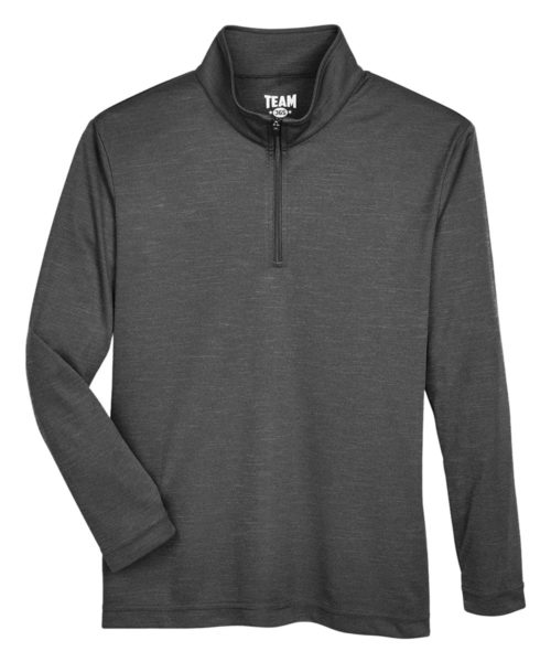 Youth Zone Sonic Heather Performance Quarter-Zip Pullover