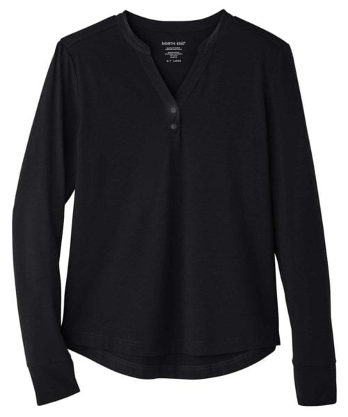 Women's JAQ Stretch Performance V-Neck Snap Pullover