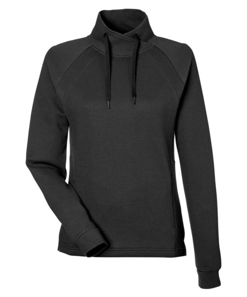 Women's Rhythm Waffle Cross-Neck Pullover