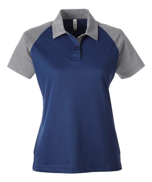 Polo Colorblock de Protection contre les accrocs pour femmes