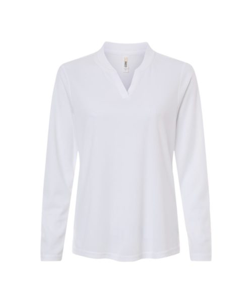 Women's Nova Performance Long Sleeve Pique Polo