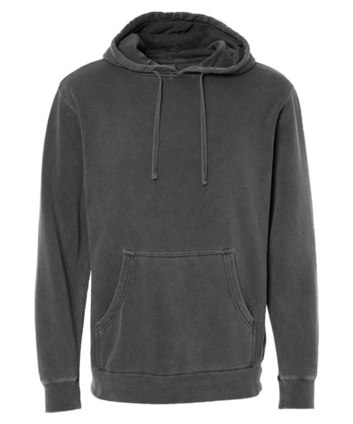 Unisex Midweight Pigment-Dyed Hooded Sweatshirt