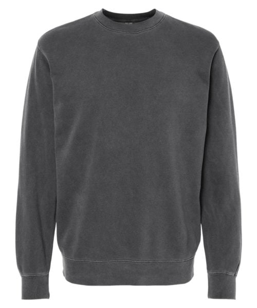 Sweatshirt Col Rond Pigmenté Mi-Poids Unisexe