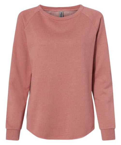Sweat-shirt col rond Wave Wash pour femmes